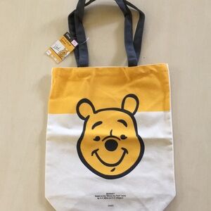 NEW Disney Winnie The Pooh Canvas Tote Bag